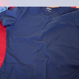 Scrubstar Navy Blue Short Sleeve Top